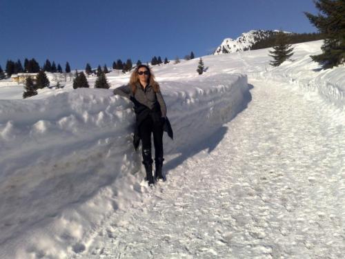 silvia ferretto sulla neve 1